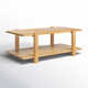 Hepburn 2 Shelf Wood Coffee Table
