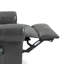 Fauteuil inclinable électrique en cuir Kyrian-143898812