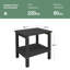 Chaises Adirondack en plastique PEHD avec table d'appoint-1192702371