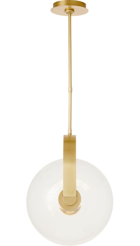 Fues Medium Pendant, White