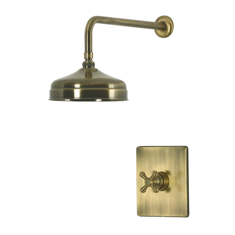 Robinet de douche à pression équilibrée Kingston, Laiton antique