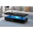 LED Coffee Table With Storage, 2 Drawers And Display Shelves, Accent Furniture With LED Lights-1528977192