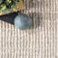 Tapis beige en jute / sisal noué à la main Palen-49700936
