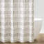 Rideau de douche en coton jacquard