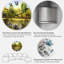 Beautiful Summer River Green Landscape II - Horloge murale-1461862571