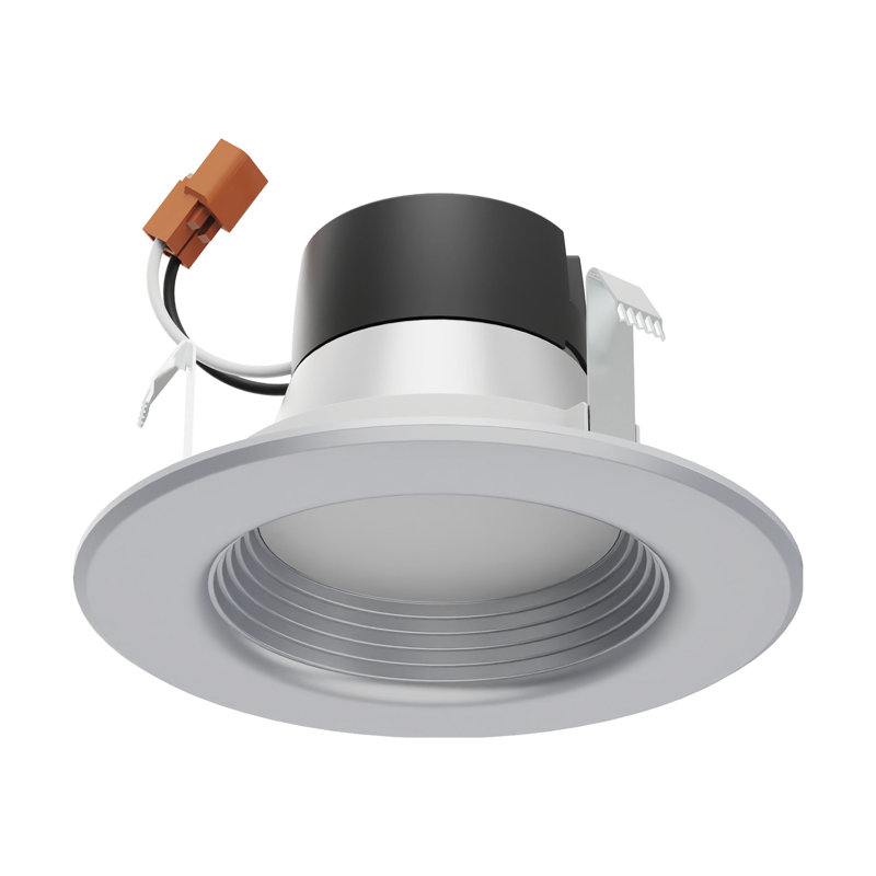 Ensemble d'éclairage encastré à DEL 5,31 "Remodel, Nickel brossé