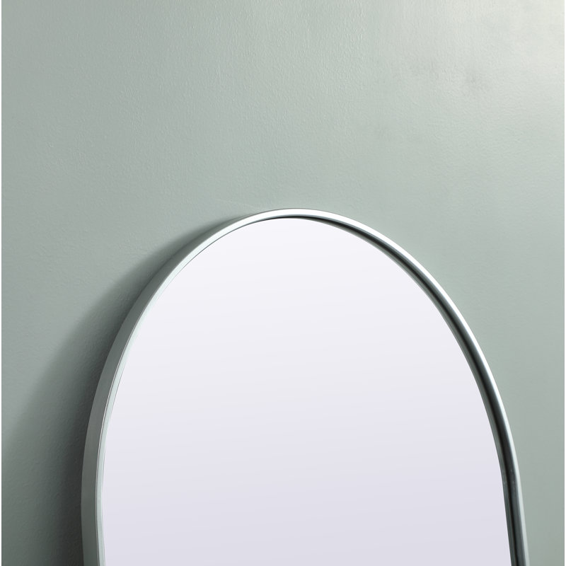 Miroir mural Sabine, Argent, 74 po x 28 po