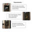 55.12"French-style black bedroom triangular storage cabinet