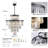 Crystal Chandeliers (Black)