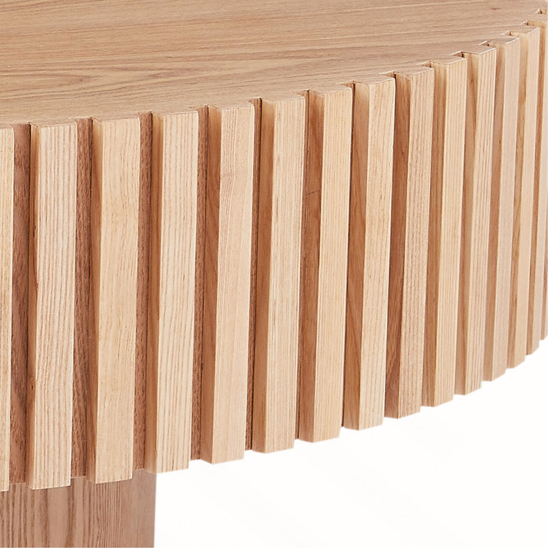 Table basse en bois naturel 39,37 pi.