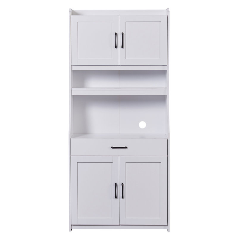 71.3'' Kitchen Pantry, White