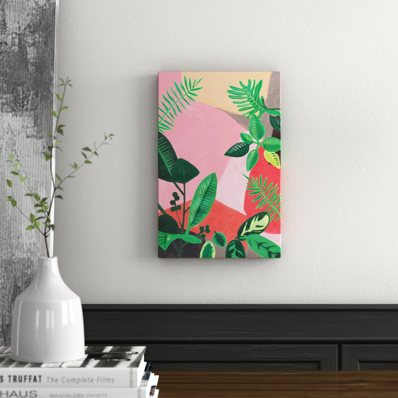 Feuillage Fun 1 Piece Wrapped Canvas Painting, 38cm H x 25cm W x 3.81cm D