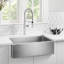 Quatrus 32" L x 19'' W Single Bowl Stainless Steel Farmhouse Sink