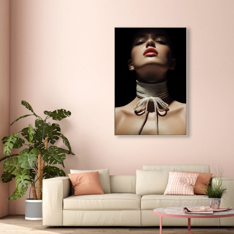 Pearl Constellation Print by Oliver Gal, 46"H x 31"W, Silver Floater Frame