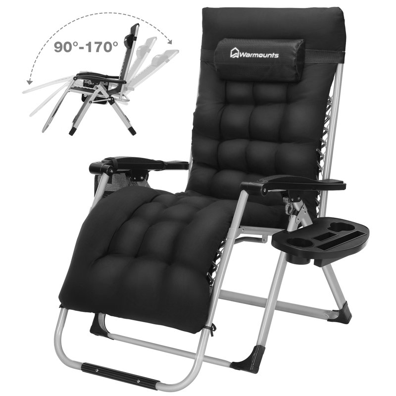 Chaise Slsy Zero Gravity, Noir, noir, noir, noir