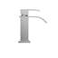 Robinet pour lavabo de salle de bain en nickel brossé, 6 po, fixation sur le comptoir, poignée simple, acier inoxydable 304 pour salle de bain contemporaine-121628400