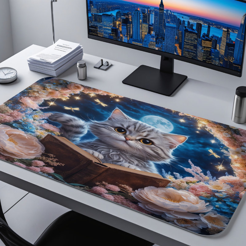 Polyester Desk Pad, 23.6x13.8
