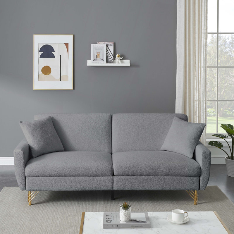 Canapé convertible Teddy, Gris