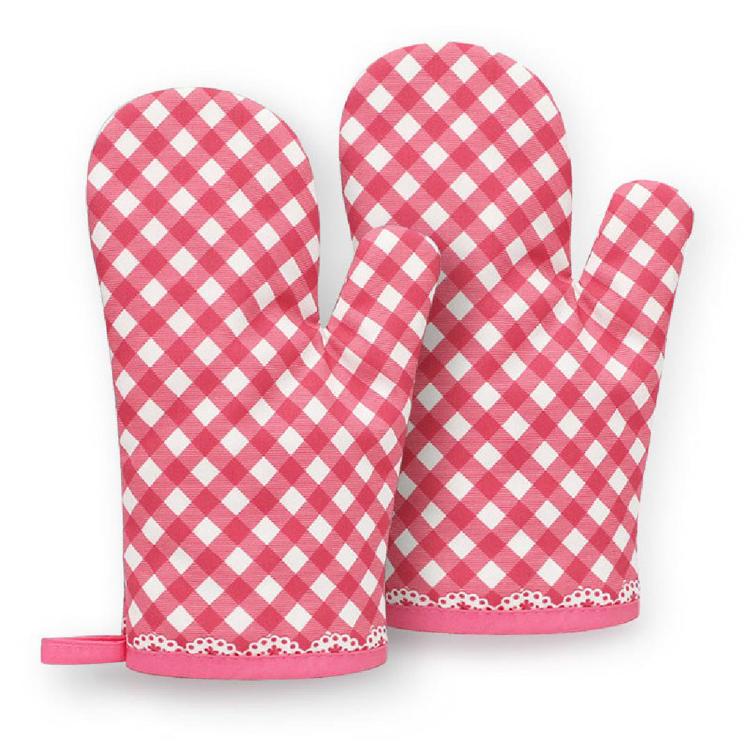 Dunroven House Solid Red Oven Mitt (Regular)