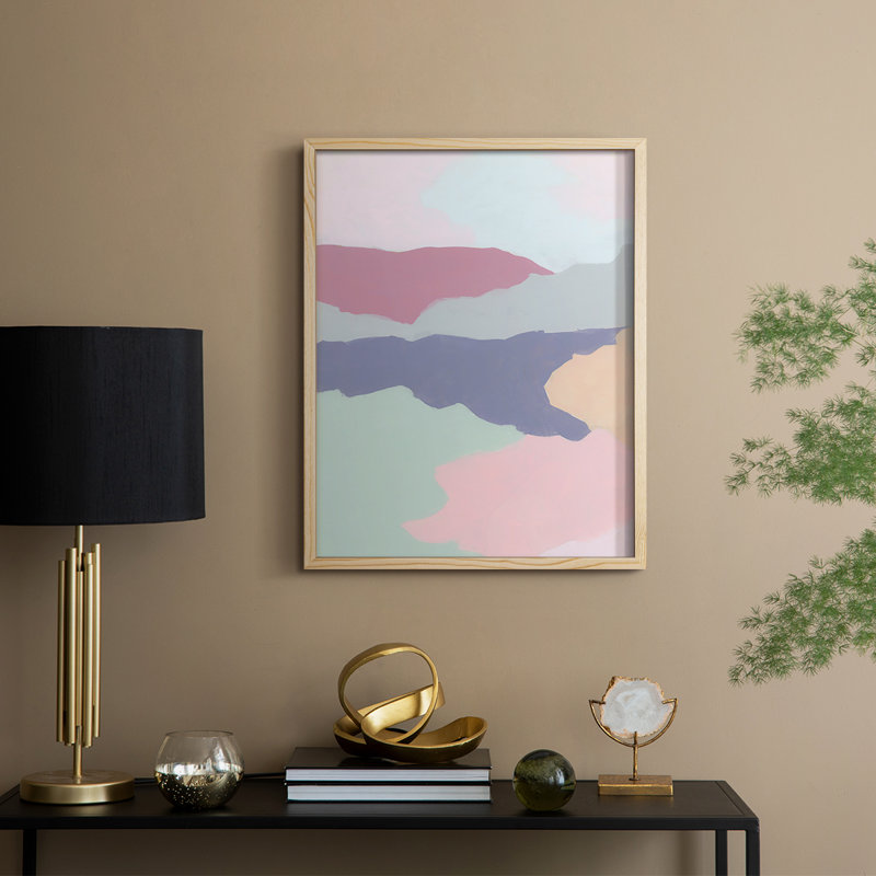 «Desert Prism II», reproduction encadrée - bois massif, H 21 po x l 17 po