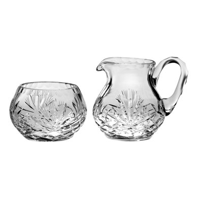 Curtsinger Crystal Sugar And Creamer Set
