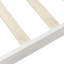 Lit plateforme avec base de lit en bois et sommier avec base de lit et support de lattes en bois-116011766