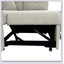 Canapé modulaire en L 86,6 po avec lit escamotable et repose-pieds mobile pour plus de confort et de polyvalence-257156223