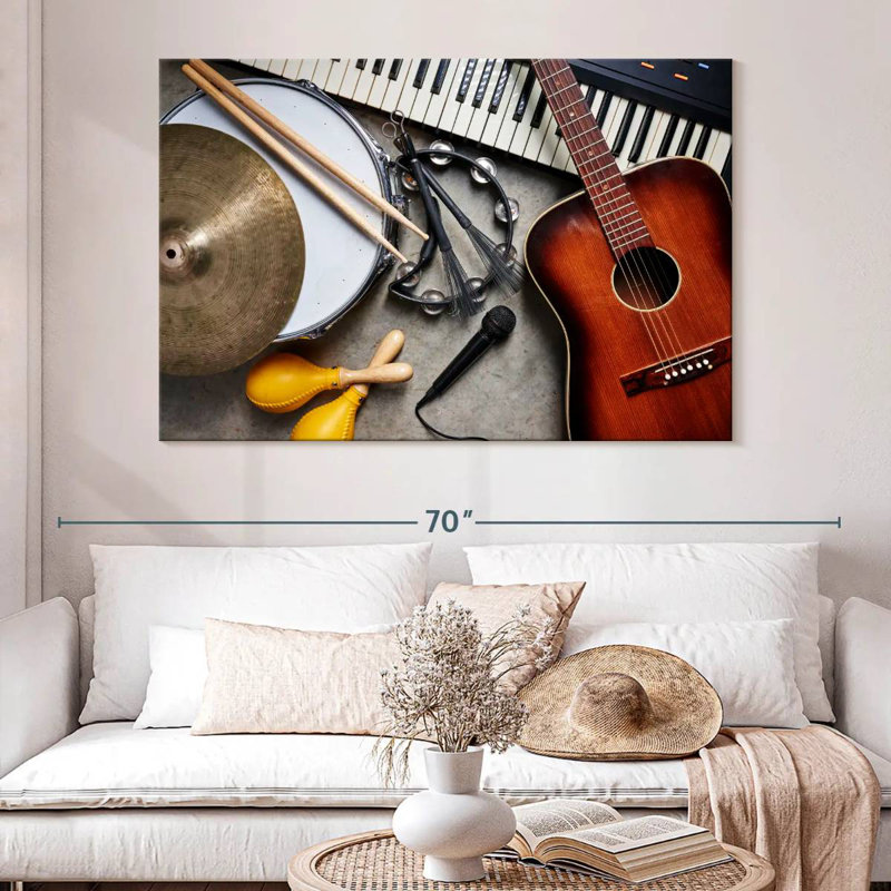 Abarca Musical Instruments Medley, 34" H x 51" W