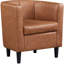 Faux Leather Accent Chair-553453632