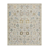 Bristol Hand Knotted Wool Floral Area Rug
