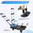 Folding Hand Truck Dolly Cart With Adjustable Handle And Brake Wheels - 290 Lbs Capacity