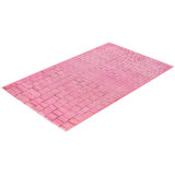 Overdyed Hand-Knotted Wool Modern-Contemporary Pink Area Rug 4' 9" x 7' 10"