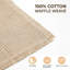 Tapis d'entrée en polyester 60 x 90 cm Waffle Weave Tassel