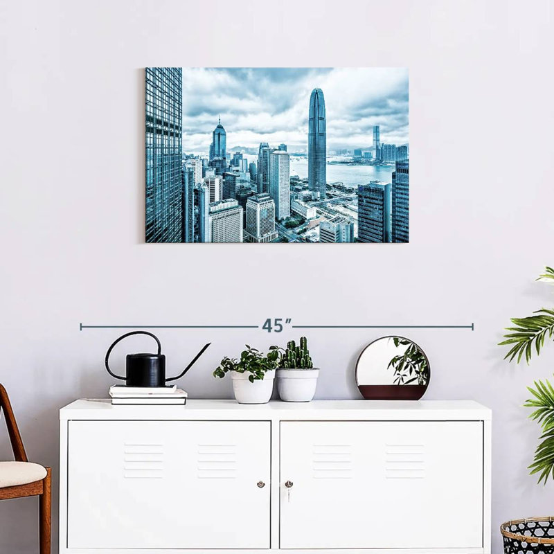 Nicci, majestueux horizon de Hongkong, H 20 po x l 30 po