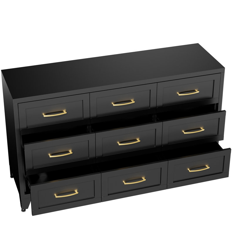 Commode à tiroirs en métal