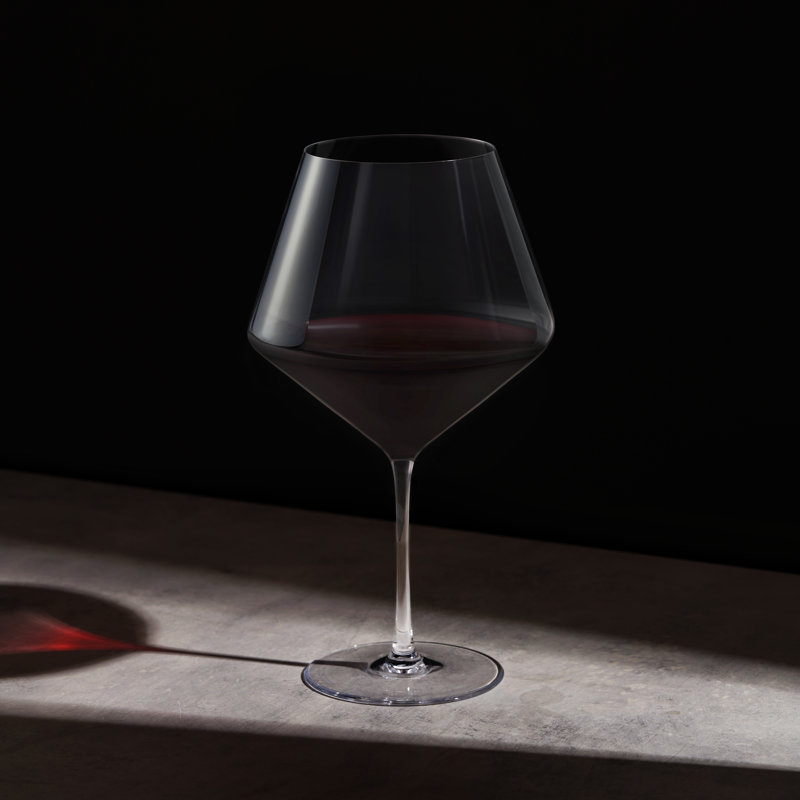 Reserve Liminal Burgundy Wine Glasses, Set of 4