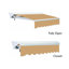 Auvent rétractable motorisé pour terrasse 14 pi x 10 pi Advaning-859885066-881568163