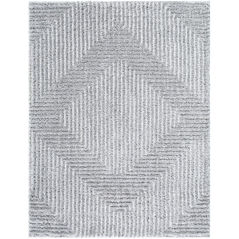 Kellen Machine Washable Area Rug, Rectangle 6'7" x 9'