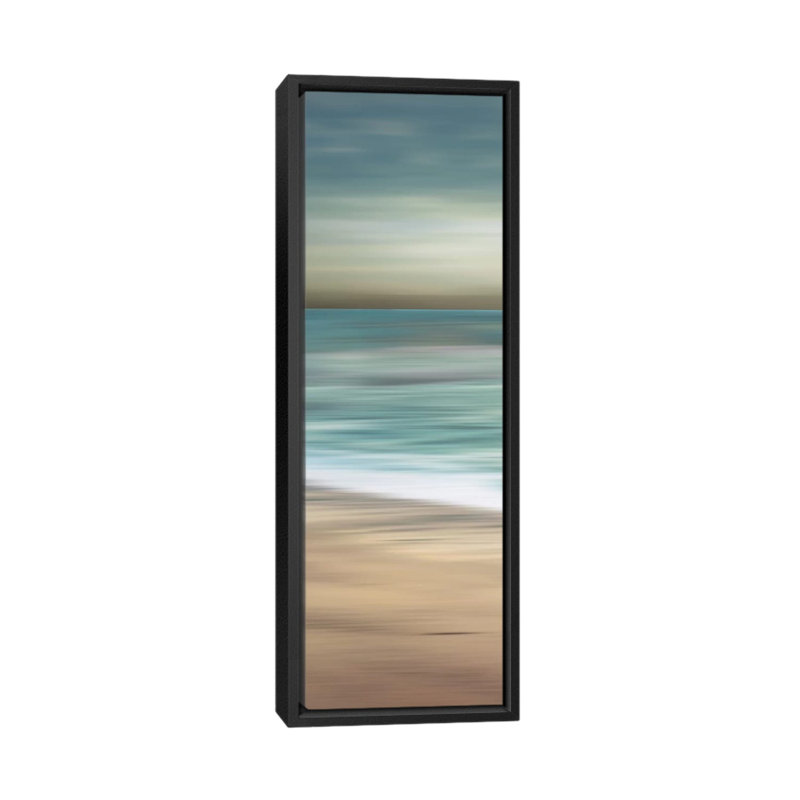 «Ocean Calm I», impression sur toile, H 36 po x l 12 po x P 1,5 po, Toile avec cadre noir