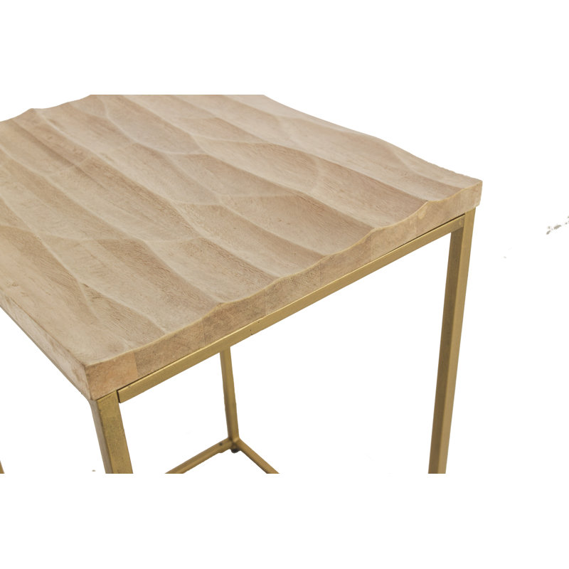 Callendale Frame End Table Built-In Outlets