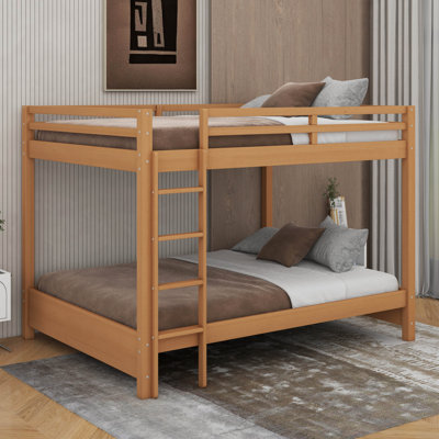 Queen Size Bunk Bed With Ladder by Harriet Bee