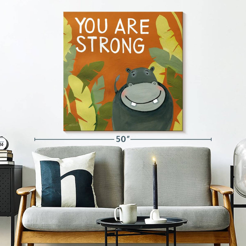 Ashelle You Are Strong, 33" H x 33" W
