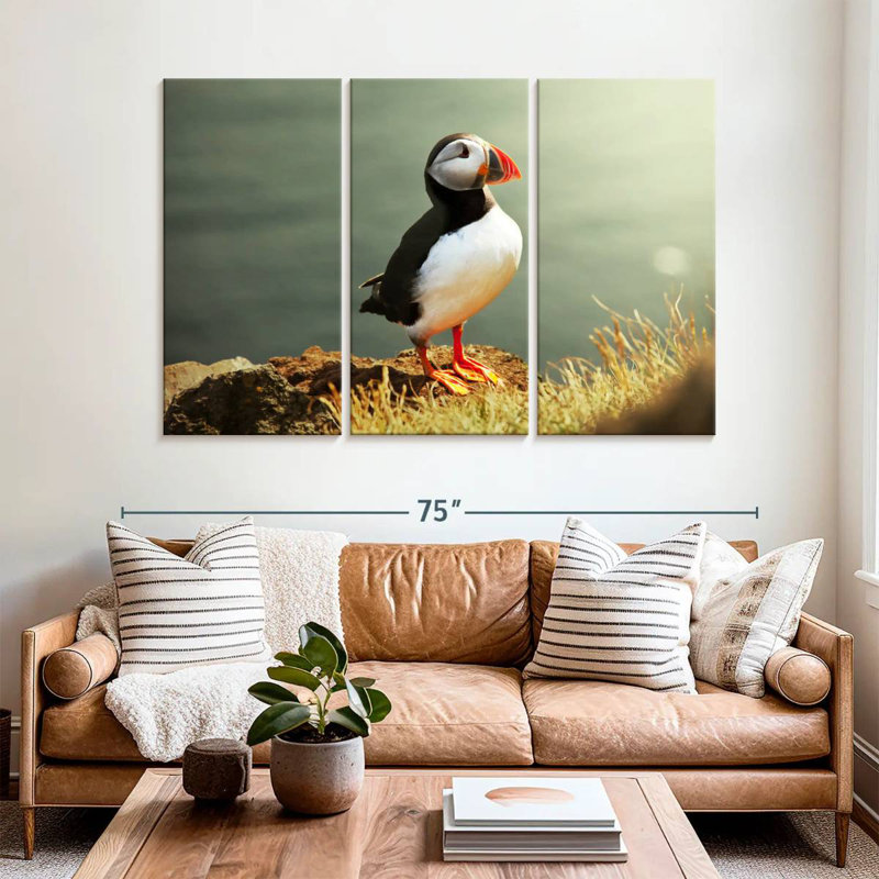 Brampt Proud Puffin, 42" H x 65" W