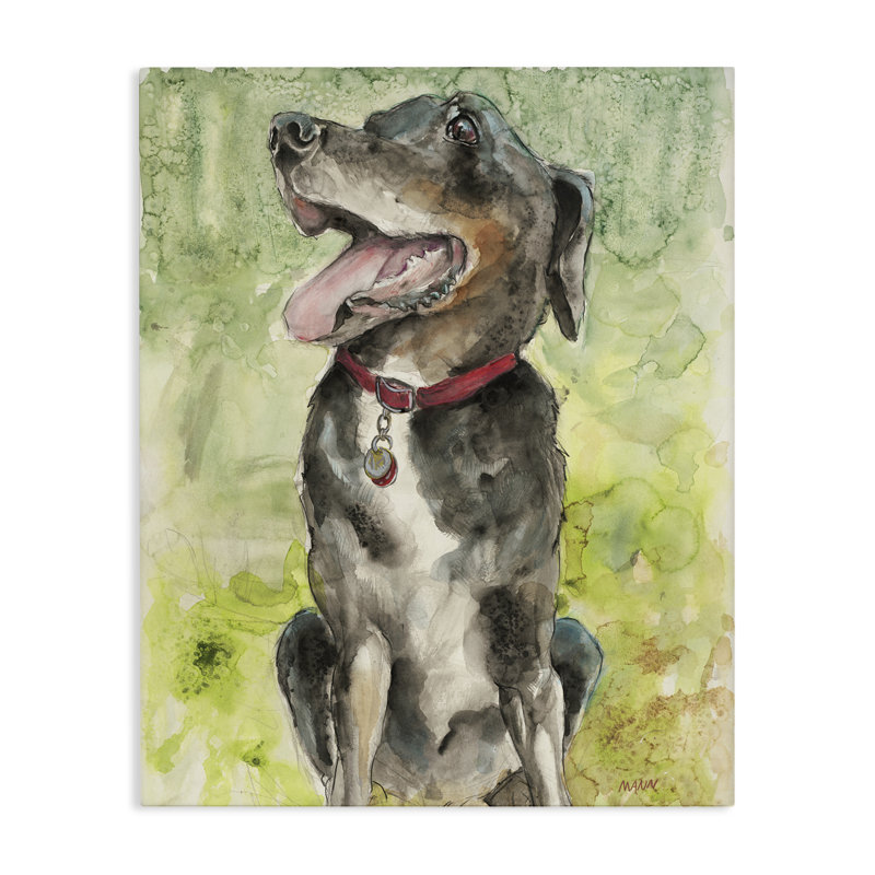 A Dog's Happiness, conception de Patti Mann, H 20 po x l 16 po