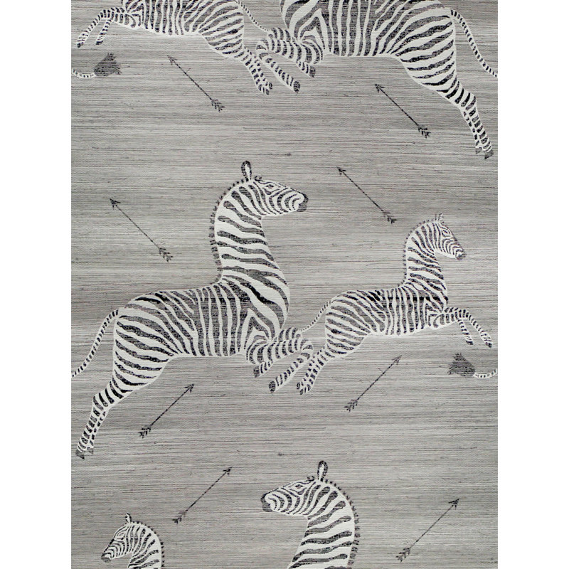 Zebras - Grasscloth
