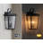 18 Inch Large Outdoor Wall Light With Seeded Glass