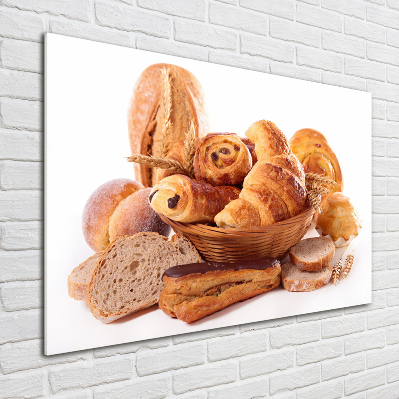 Bread - Print, Glass, 70cm H x 100cm W x 4cm D