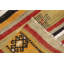 Tapis rayé kilim 6 x 10 avec motifs tribaux du sud-ouest