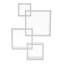 Bostow 4 Piece Square Floating Shelf