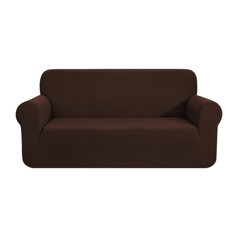 Box Cushion Slipcover, Chocolate, 104cm H x 178cm W x 107cm D